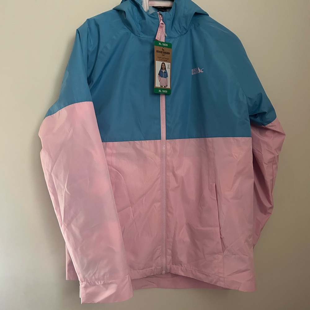 Eddie Bauer Kids Blue and Pink Jacket